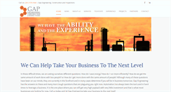 Desktop Screenshot of gap-eng.com